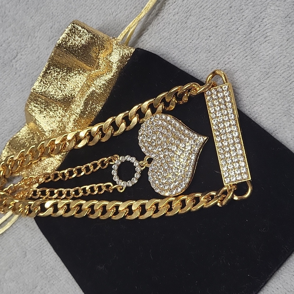 Necklace & Choker Set with Bag